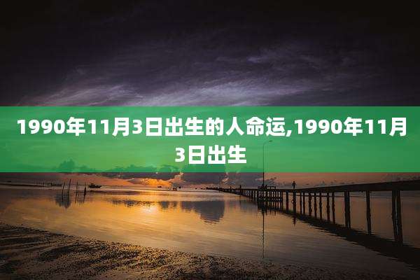 1990年11月3日出生的人命运,1990年11月3日出生