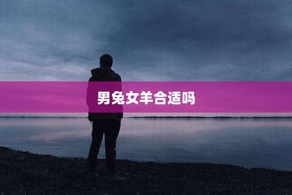 男兔女羊合适吗