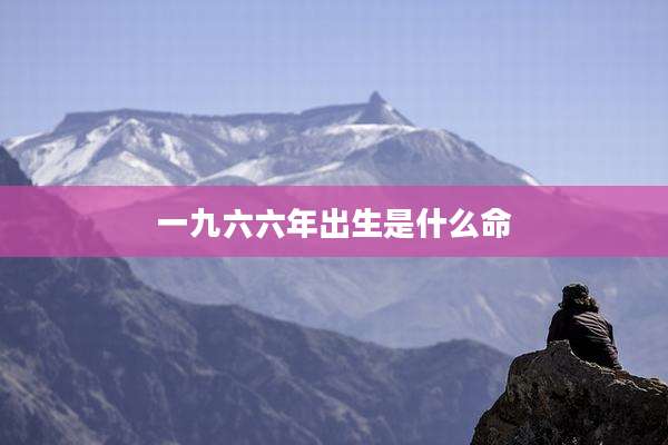 一九六六年出生是什么命