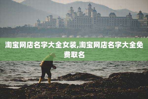 淘宝网店名字大全女装,淘宝网店名字大全免费取名