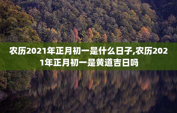 农历2021年正月初一是什么日子,农历2021年正月初一是黄道吉日吗