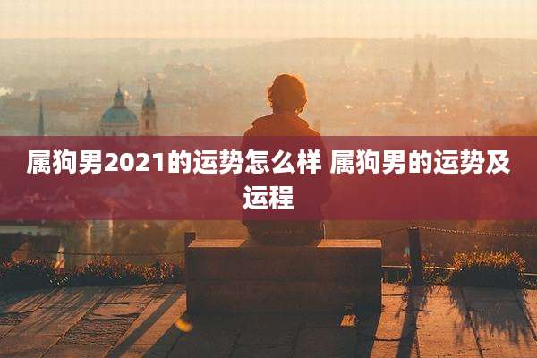 属狗男2021的运势怎么样 属狗男的运势及运程