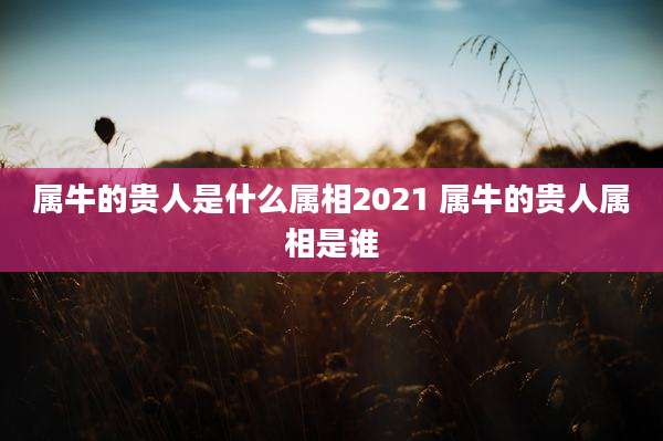 属牛的贵人是什么属相2021 属牛的贵人属相是谁