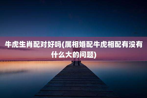 牛虎生肖配对好吗(属相婚配牛虎相配有没有什么大的问题)