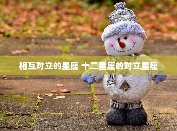 相互对立的星座 十二星座的对立星座