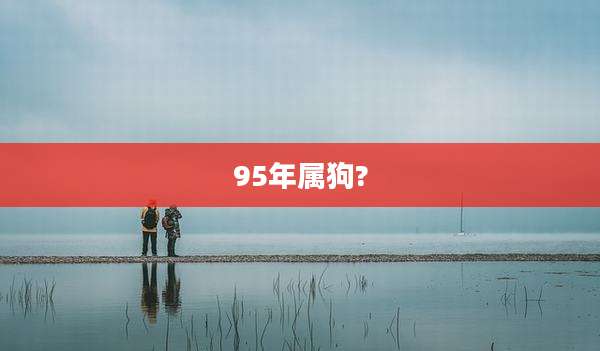 95年属狗?