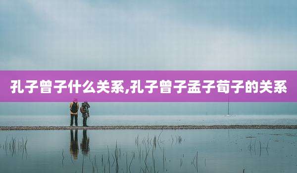 孔子曾子什么关系,孔子曾子孟子荀子的关系
