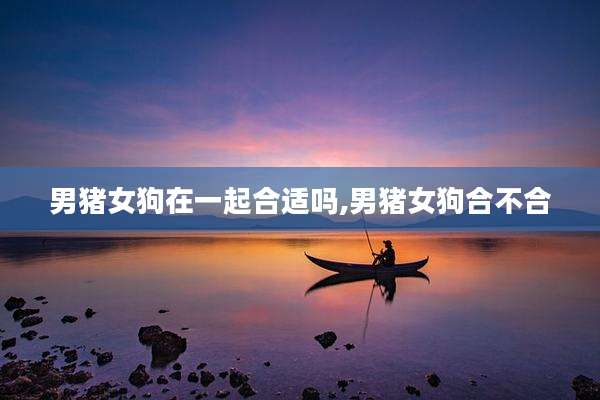 男猪女狗在一起合适吗,男猪女狗合不合