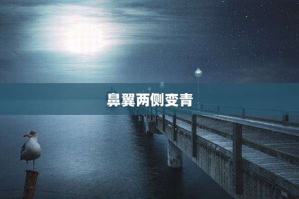 鼻翼两侧变青