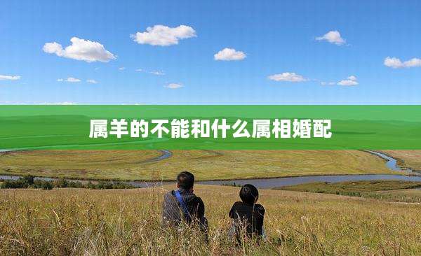 属羊的不能和什么属相婚配