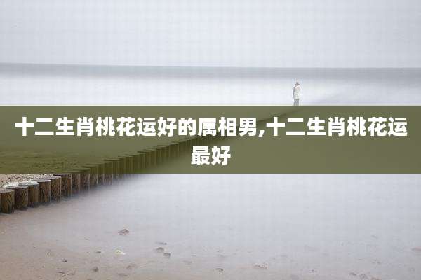 十二生肖桃花运好的属相男,十二生肖桃花运最好