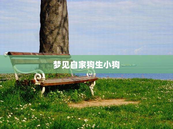 梦见自家狗生小狗