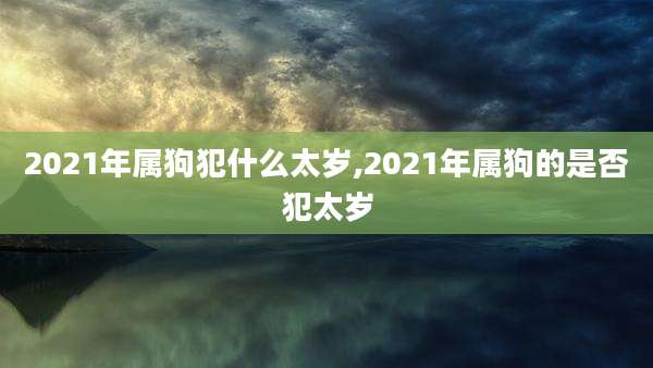 2021年属狗犯什么太岁,2021年属狗的是否犯太岁