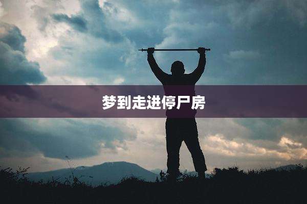 梦到走进停尸房