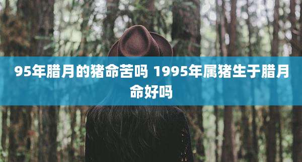95年腊月的猪命苦吗 1995年属猪生于腊月命好吗