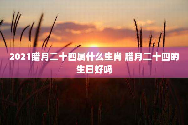 2021腊月二十四属什么生肖 腊月二十四的生日好吗
