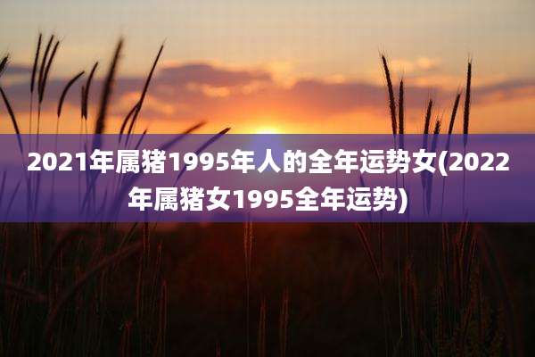 2021年属猪1995年人的全年运势女(2022年属猪女1995全年运势)