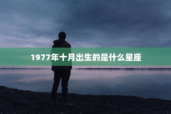 1977年十月出生的是什么星座