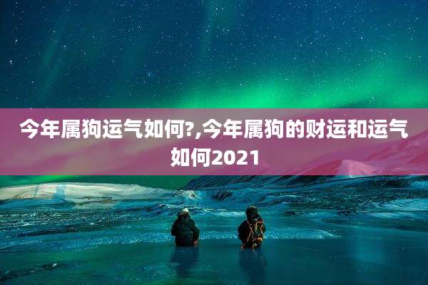 今年属狗运气如何?,今年属狗的财运和运气如何2021