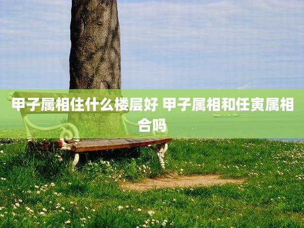 甲子属相住什么楼层好 甲子属相和任寅属相合吗