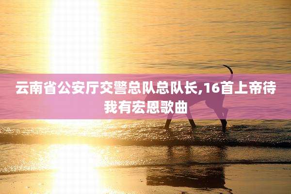 云南省公安厅交警总队总队长,16首上帝待我有宏恩歌曲
