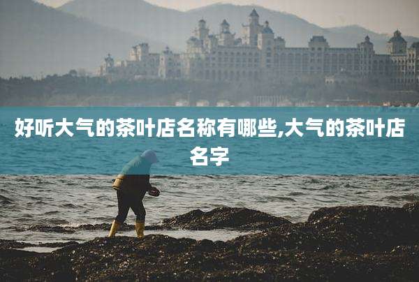 好听大气的茶叶店名称有哪些,大气的茶叶店名字