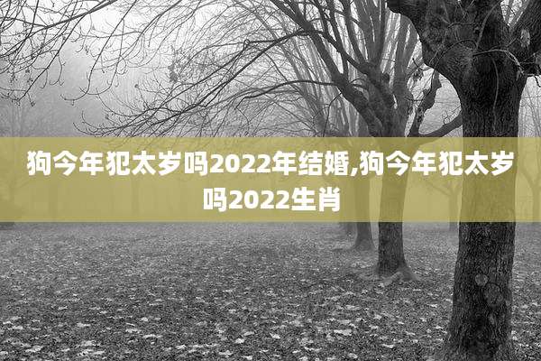 狗今年犯太岁吗2022年结婚,狗今年犯太岁吗2022生肖