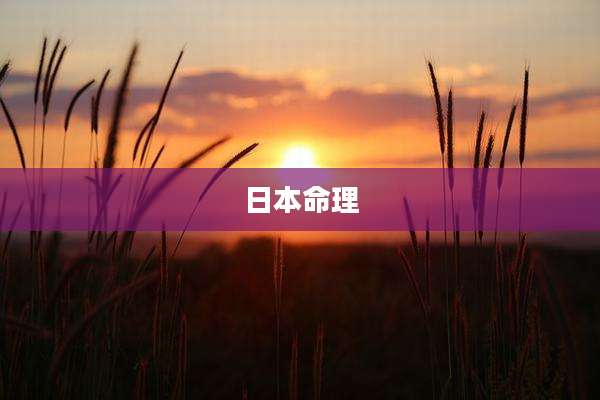 日本命理