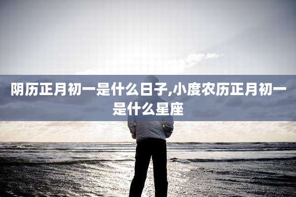 阴历正月初一是什么日子,小度农历正月初一是什么星座