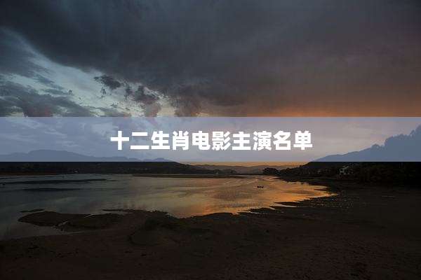 十二生肖电影主演名单