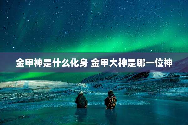 金甲神是什么化身 金甲大神是哪一位神