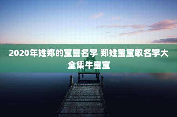 2020年姓郑的宝宝名字 郑姓宝宝取名字大全集牛宝宝