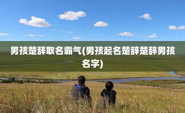 男孩楚辞取名霸气(男孩起名楚辞楚辞男孩名字)