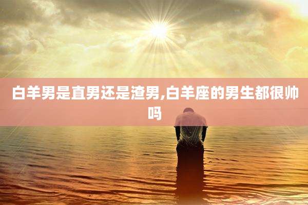 白羊男是直男还是渣男,白羊座的男生都很帅吗