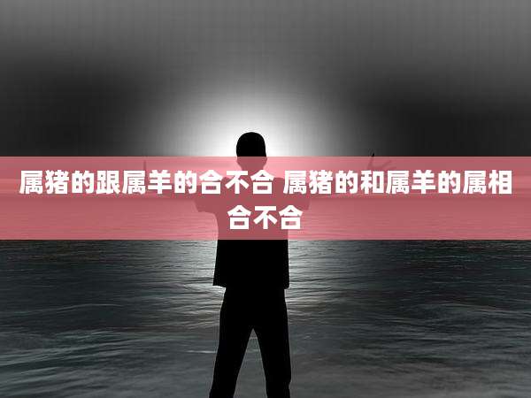 属猪的跟属羊的合不合 属猪的和属羊的属相合不合