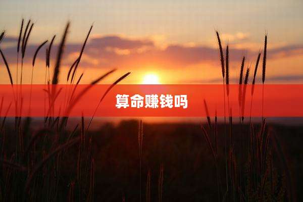 算命赚钱吗