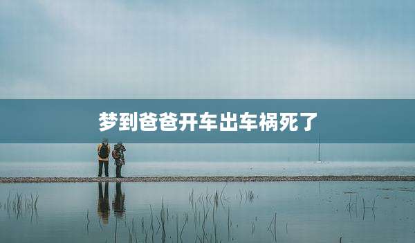梦到爸爸开车出车祸死了