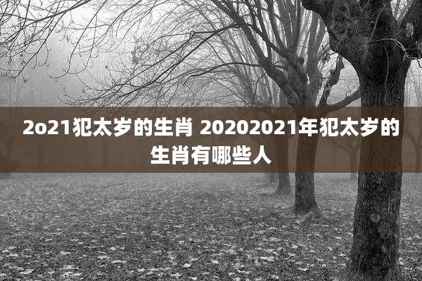 2o21犯太岁的生肖 20202021年犯太岁的生肖有哪些人