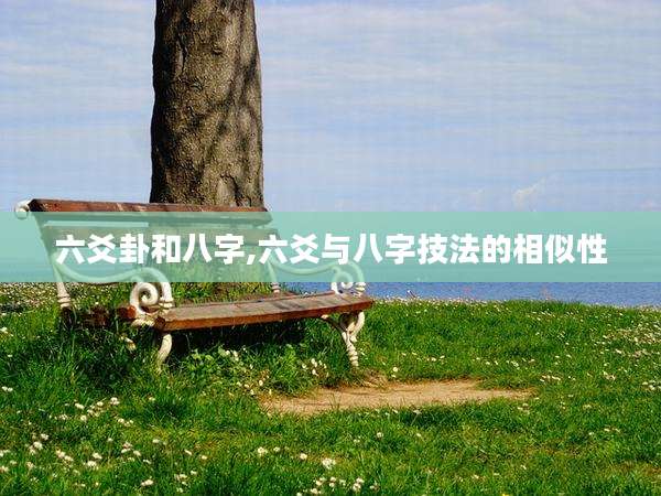 六爻卦和八字,六爻与八字技法的相似性