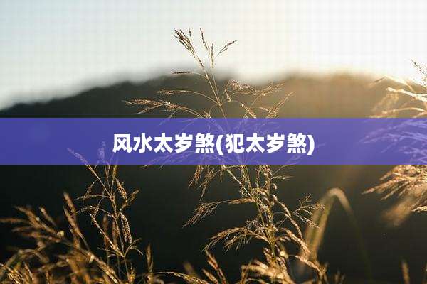 风水太岁煞(犯太岁煞)