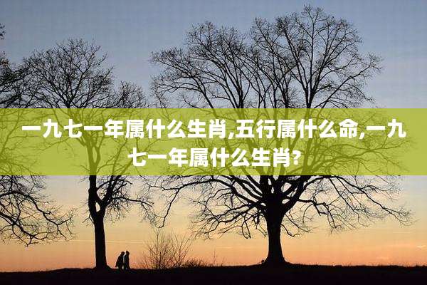 一九七一年属什么生肖,五行属什么命,一九七一年属什么生肖?