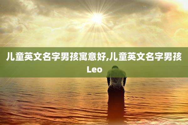 儿童英文名字男孩寓意好,儿童英文名字男孩Leo