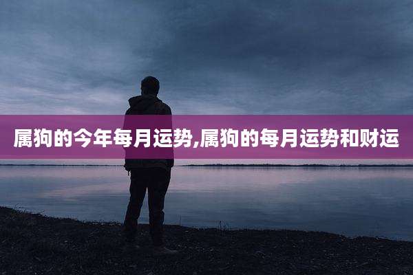 属狗的今年每月运势,属狗的每月运势和财运