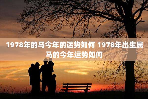1978年的马今年的运势如何 1978年出生属马的今年运势如何