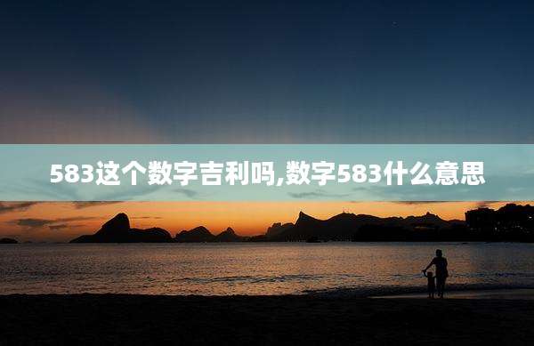 583这个数字吉利吗,数字583什么意思