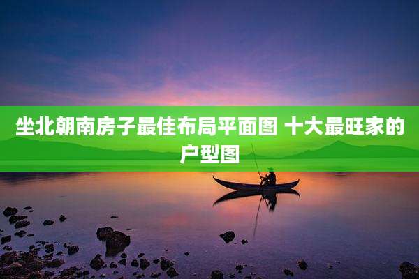 坐北朝南房子最佳布局平面图 十大最旺家的户型图
