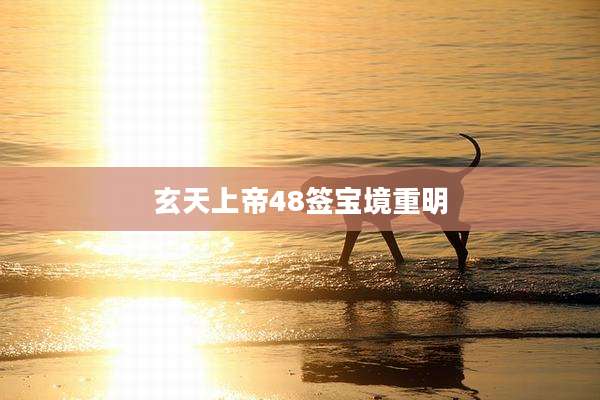 玄天上帝48签宝境重明