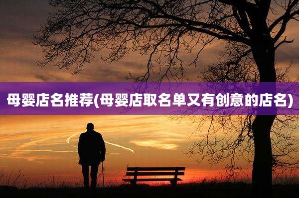 母婴店名推荐(母婴店取名单又有创意的店名)