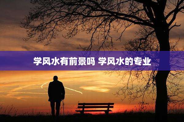 学风水有前景吗 学风水的专业