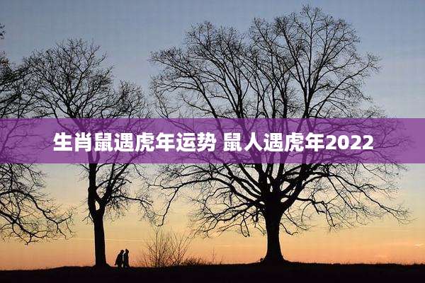 生肖鼠遇虎年运势 鼠人遇虎年2022